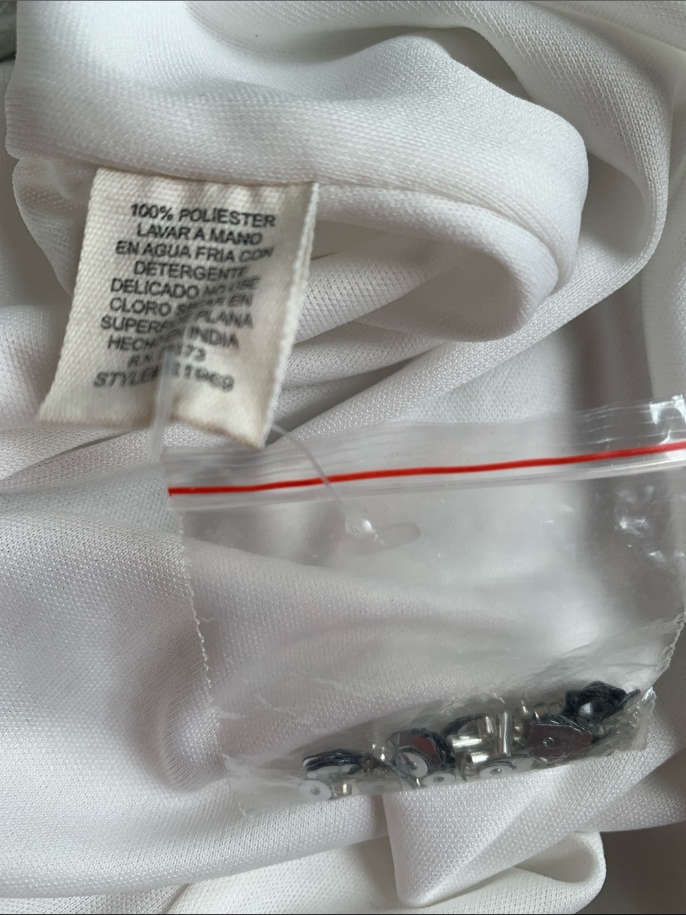 New! Altar’d State Ivory Mini Dress with Sequin Detailing Size M - Picture 5 of 6